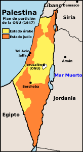 UN Partition Plan For Palestine 1947